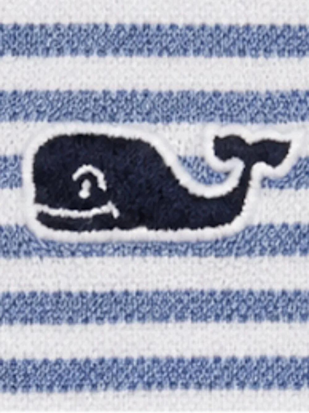 Vineyard Vines Boys Edgartown Polo Shirt Youth Large L 14 Blue White Stripe